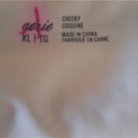 Aerie Cheeky Bikini Bottom Crochet Striped Nautical Boho Coastal Beach XL NEW - Picture 2 of 10